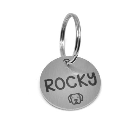 Adresówka dla psa kota ze stali kółko 30mm