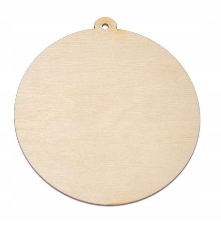Duża bombka drewniana 24cm