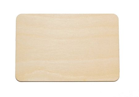 Duża Deseczka drewniana prostokątna ze sklejki 18x13cm