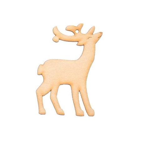 Renifer ze sklejki zawieszka 10cm