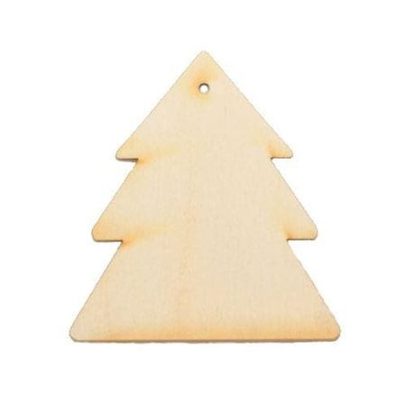 Choinka ze sklejki zawieszka 8cm