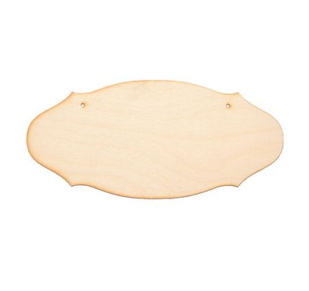 Drewniany Szyld szl4 ze sklejki 20x10cm
