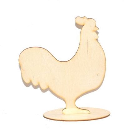 Kogut na podstawce ze sklejki 20cm