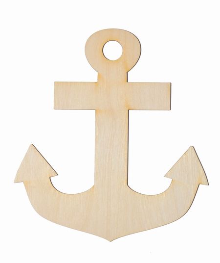 Duża Kotwica ze sklejki 20cm