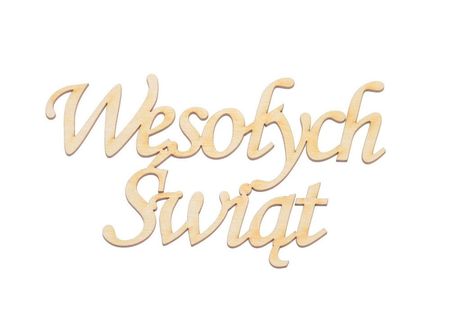 NAPIS Wesołych Świąt