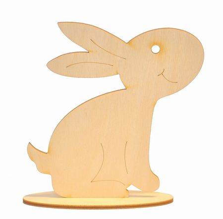 Zajączek króliczek na podstawce 12cm