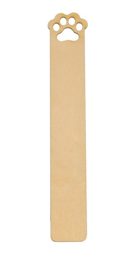 Zakładka do książki łapka drewniana ze sklejki  24cm