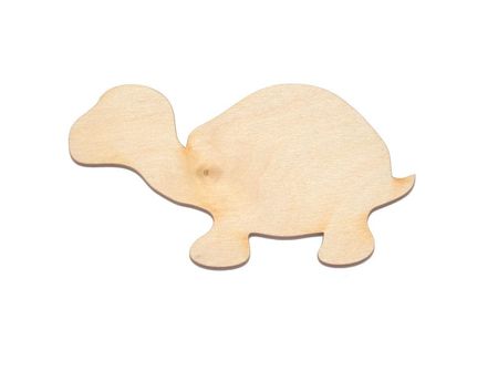 Żółw drewniany ze sklejki 10cm