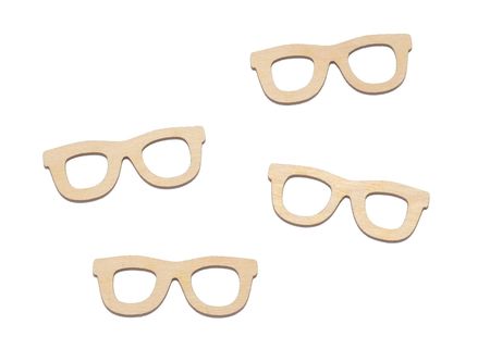 Scrapki okulary 4szt.