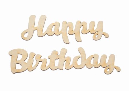 Napis Happy Birthday
