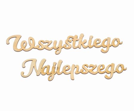 Napis Wszystkiego Najlepszego