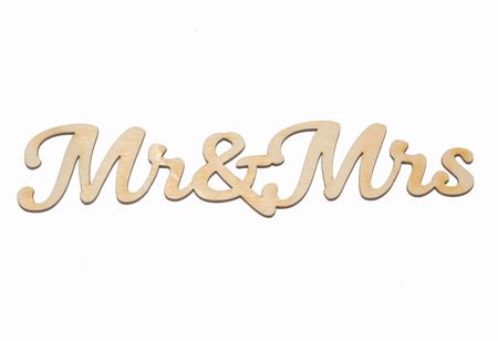 Napis Mr&Mrs
