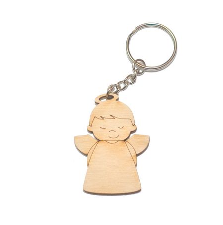 Brelok aniołek chłopczyk na Komunię