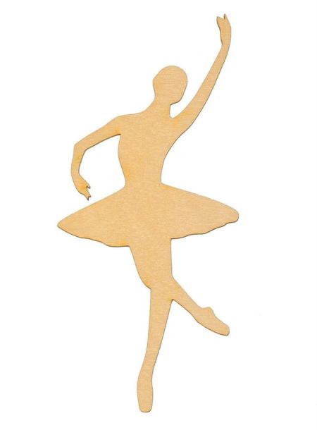 Baletnica ze sklejki do ozdabiania 15cm