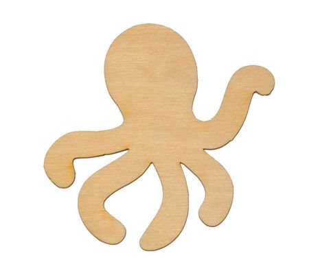 Ośmiornica drewniana ze sklejki 8cm