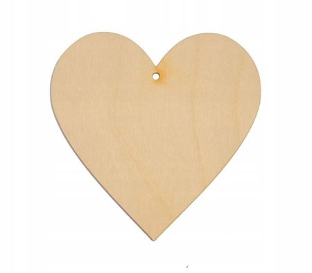 Serce drewniane 12x12cm do decoupage